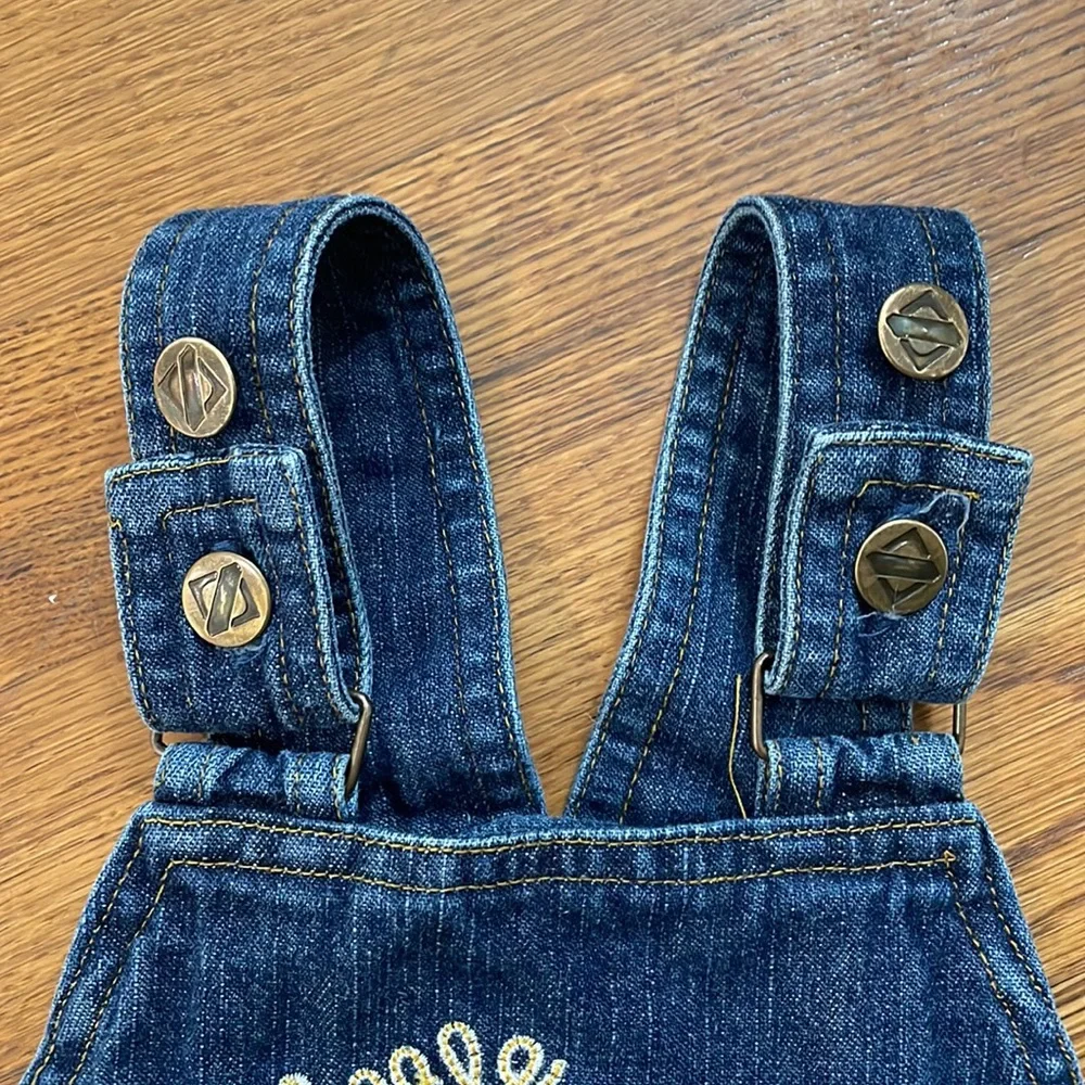 Blue Jean overalls (12m)‎